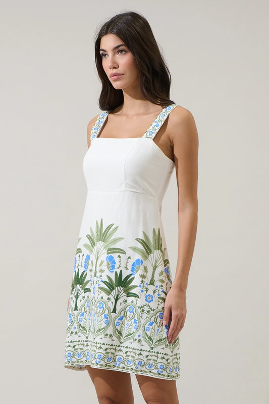 Senara Floral Sally Mini Dress