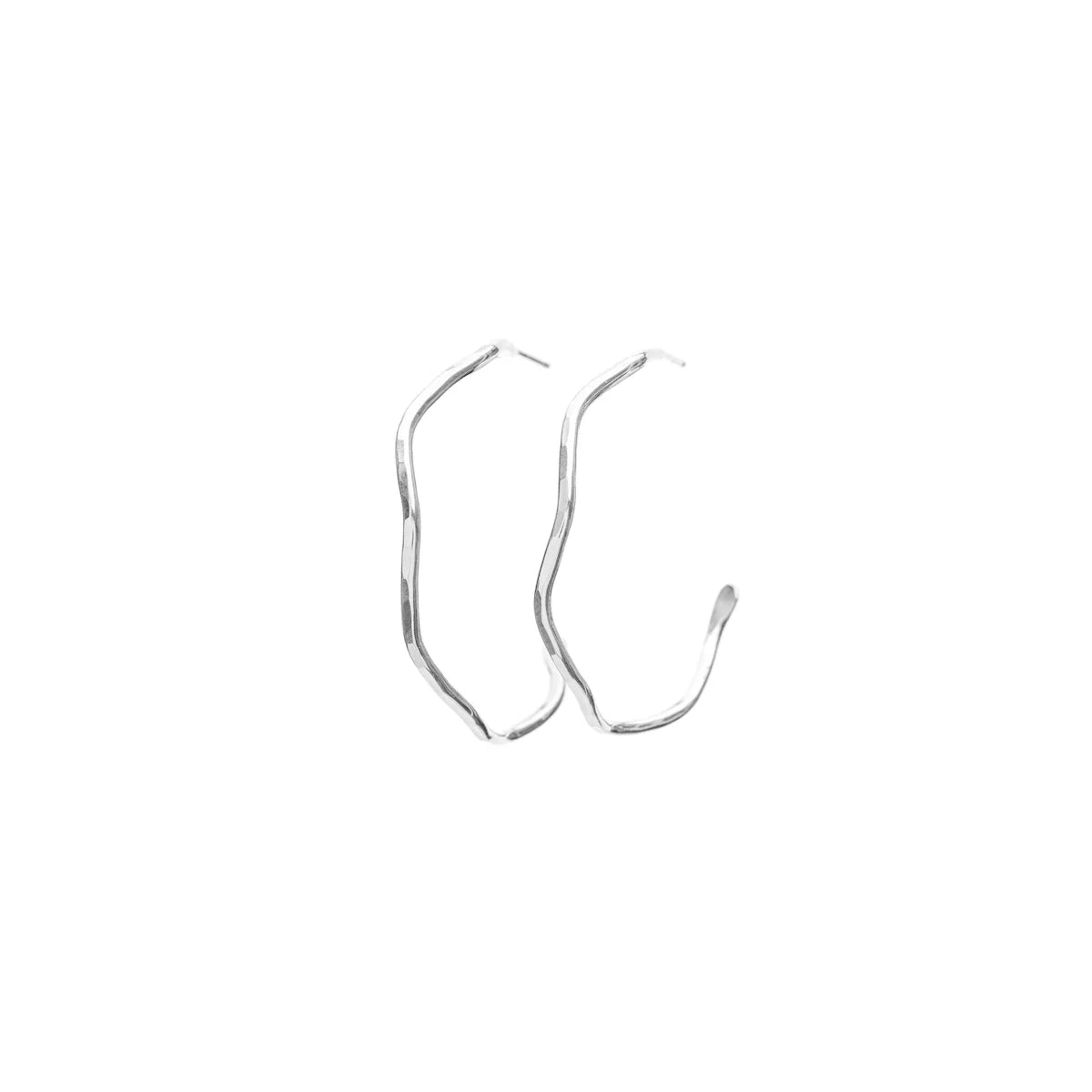 Wave Hoop Earring