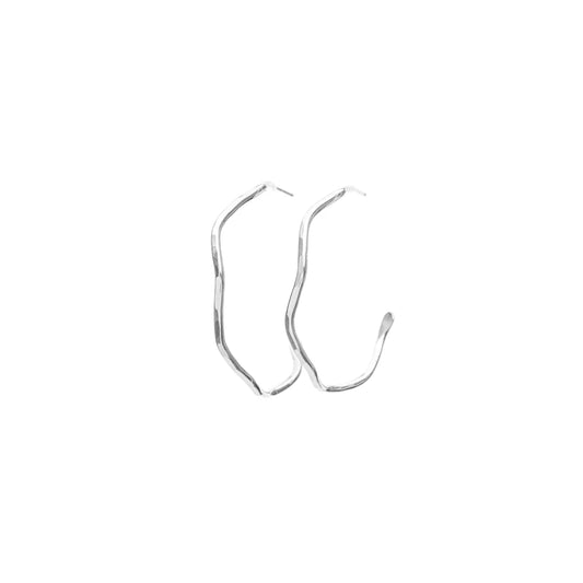 Wave Hoop Earring