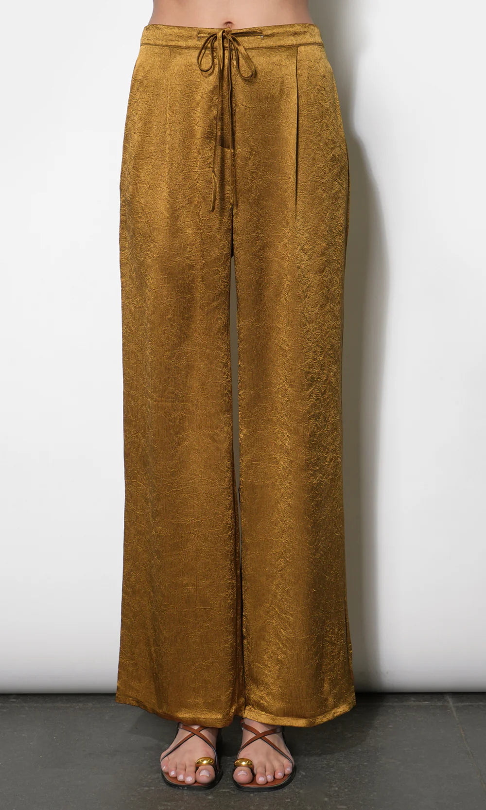 Nova Satin Wide Leg Pants
