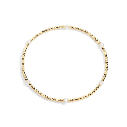 Nina Gold & Gem Bracelet