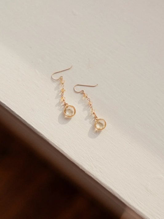 Citrine Drop Earring