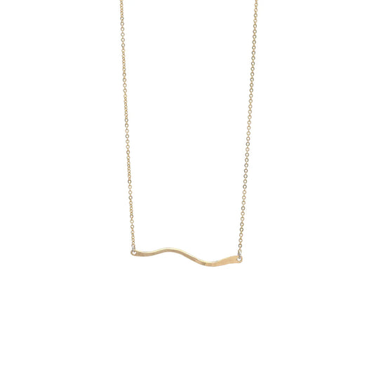 Wave Bar Necklace