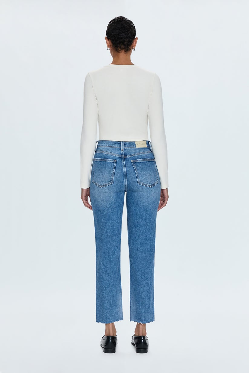 Charlie High Rise Classic Straight Ankle
