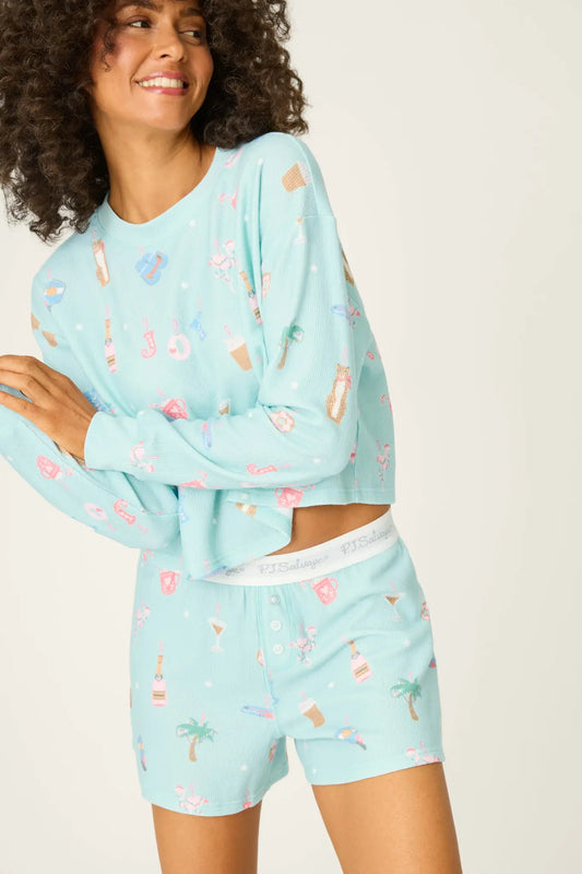 Boyfriend Boxer Short Set