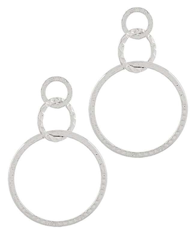 Triple Threat Drop Earrings