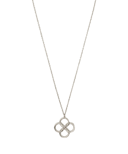 Twisted Clover Long Necklace