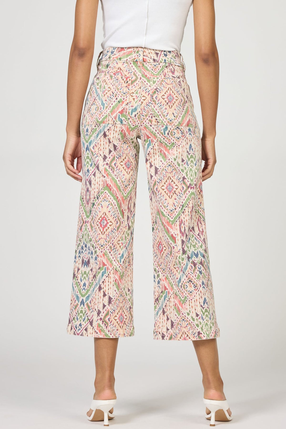 Audrey Crop Print Jeans