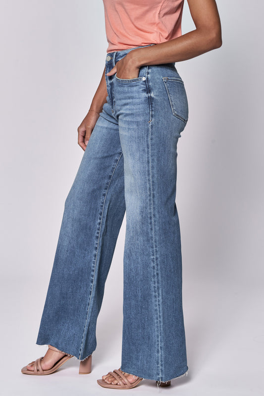 Fiona High Rise Raw Hem