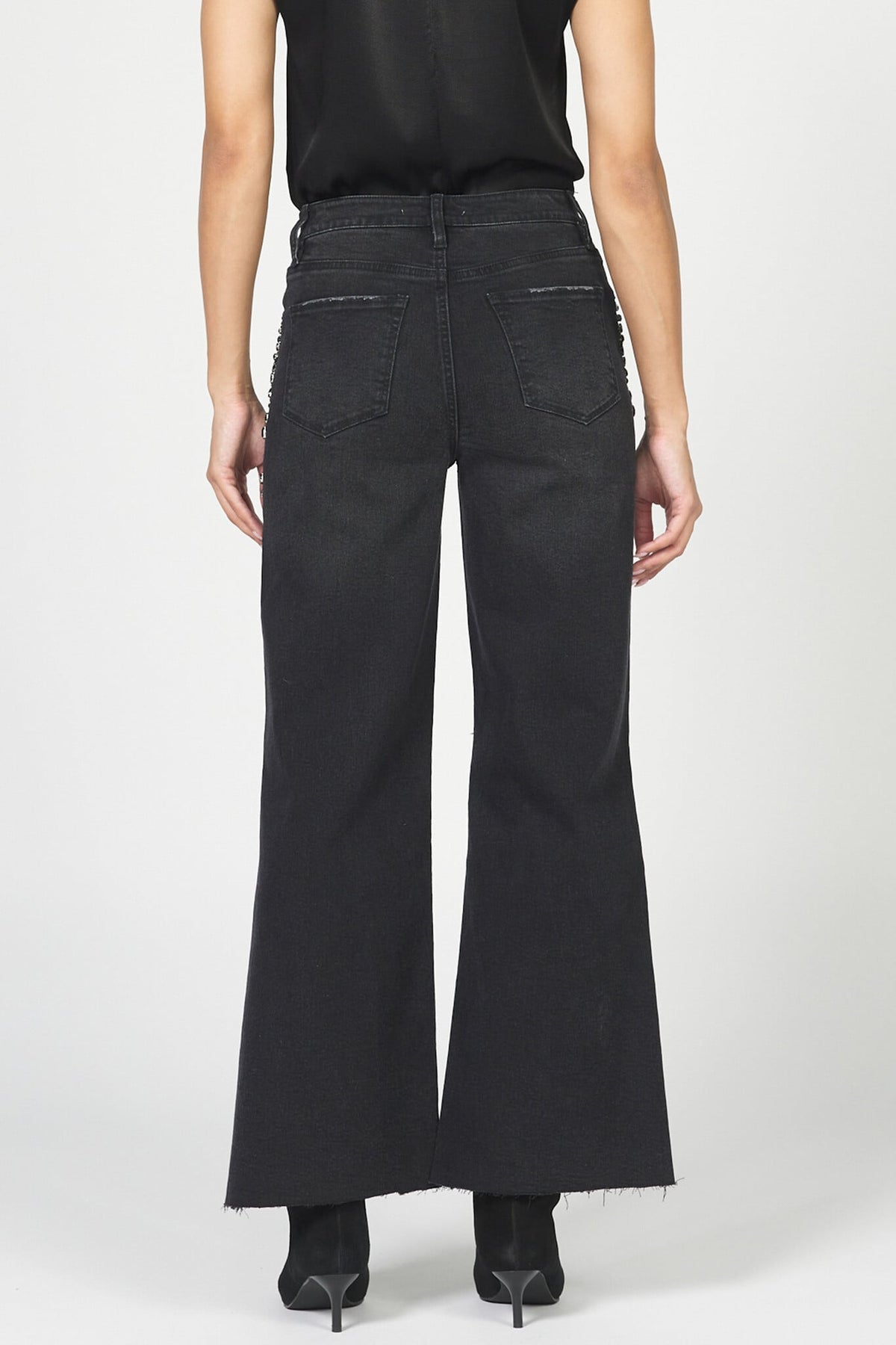 Fiona Wide Leg Sequin Jean