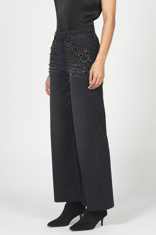 Fiona Wide Leg Sequin Jean