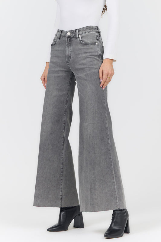 Hendrix Mid Rise Wide Leg Jean