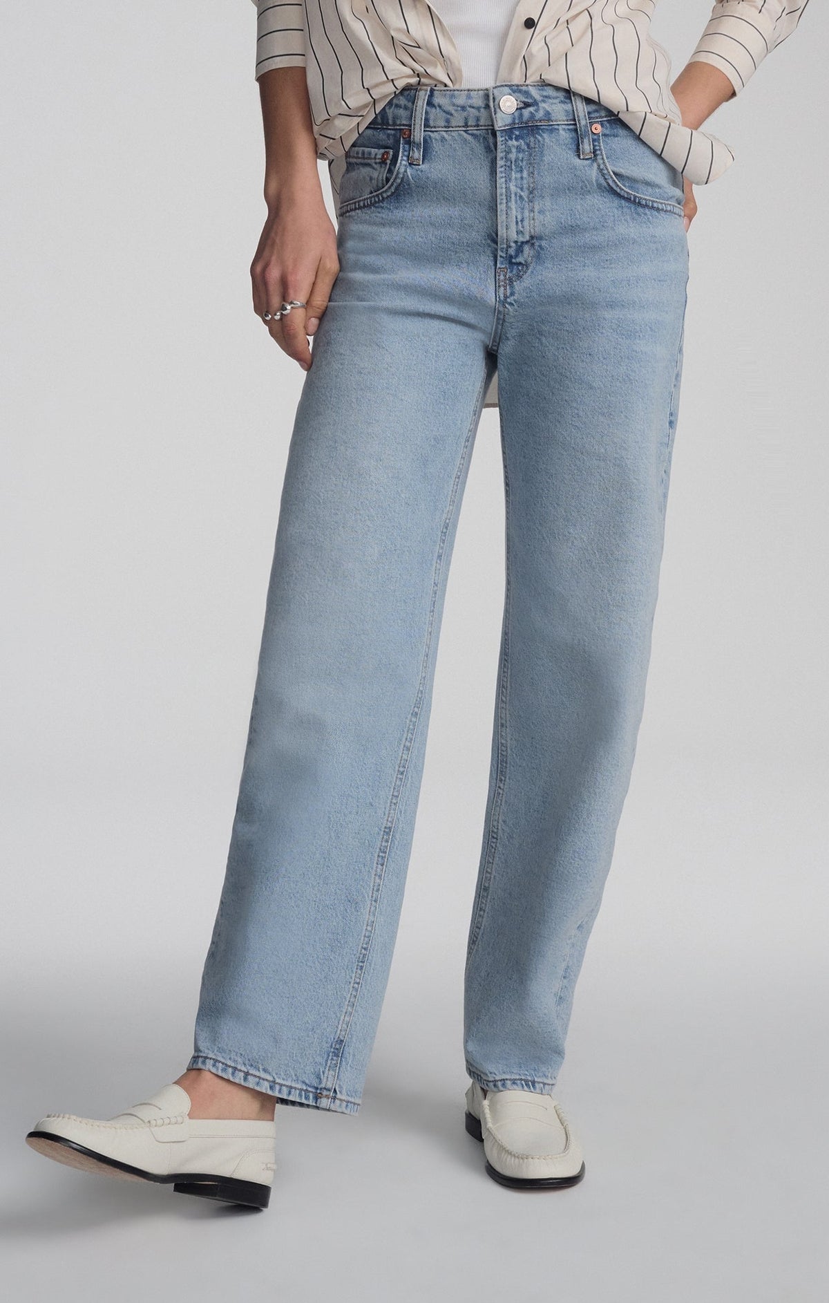 High Rise | Light Brushed Classic Blue