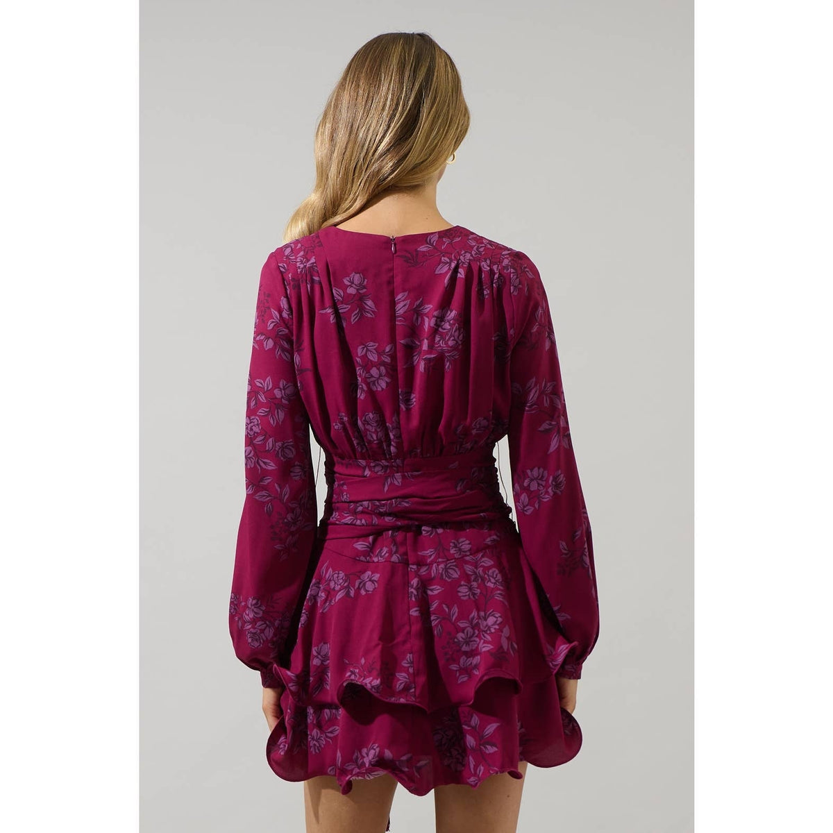Zurum Tiered Mini Dress