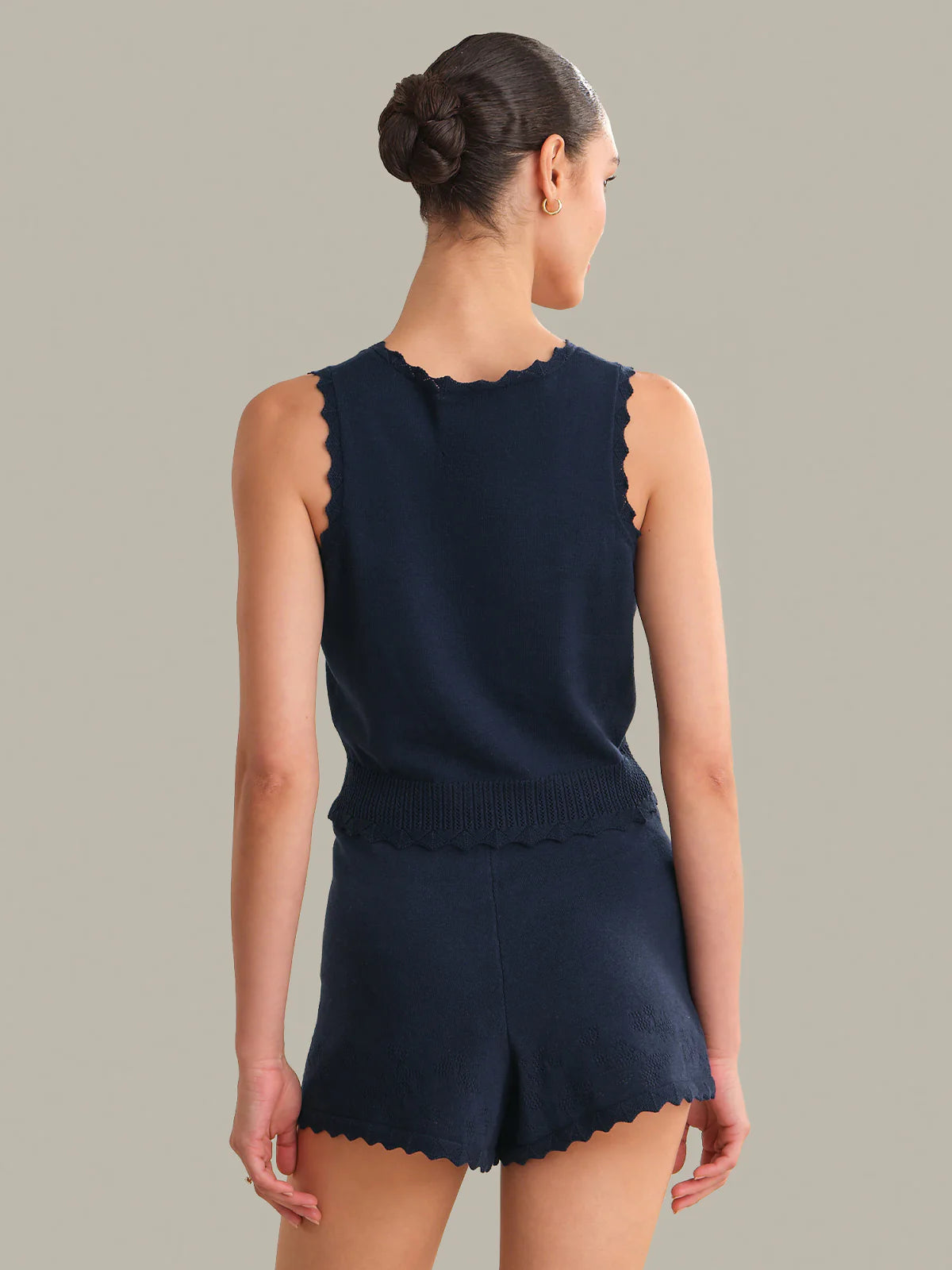 Valentina Button Down Slvlss Top