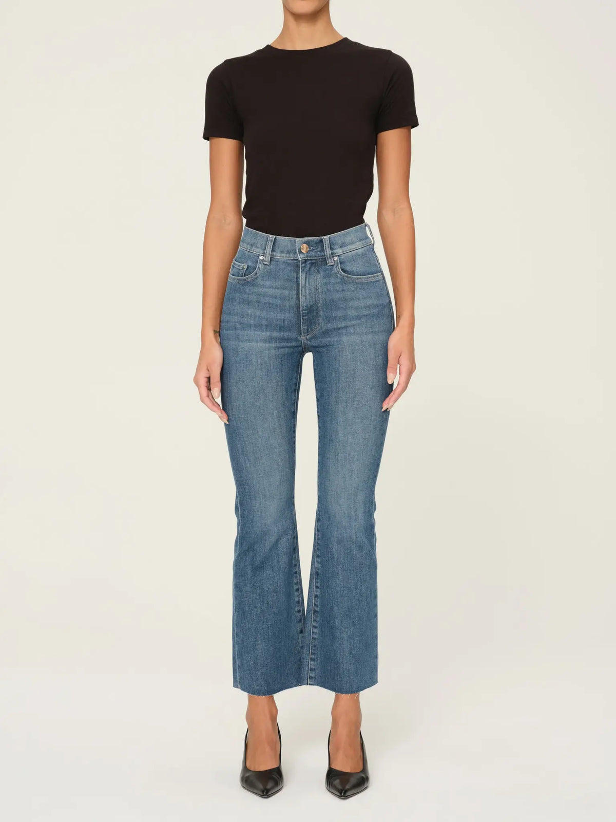 Bridget Boot: High Rise Instasculpt Crop Jean