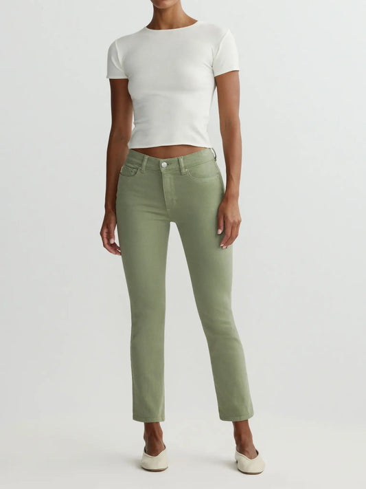 Mara Straight Mid Rise Instasculpt Ankle Jeans