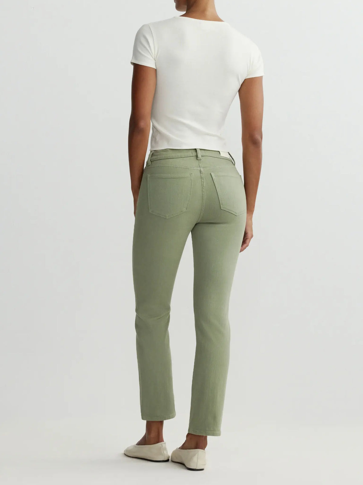 Mara Straight Mid Rise Instasculpt Ankle Jeans