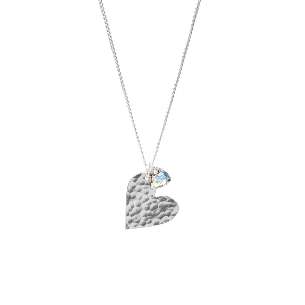 Hammered Heart Medallion
