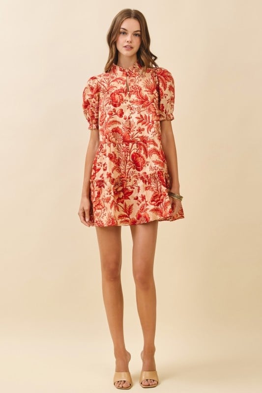 Falling into the Leaves Mini Dress