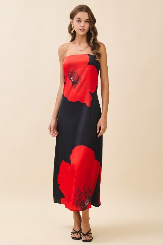 In the Garden Strapless Maxi