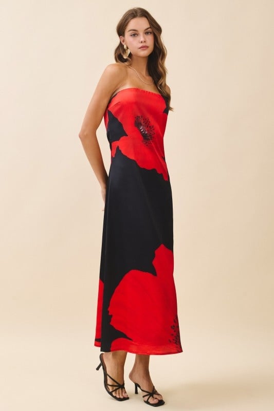 In the Garden Strapless Maxi