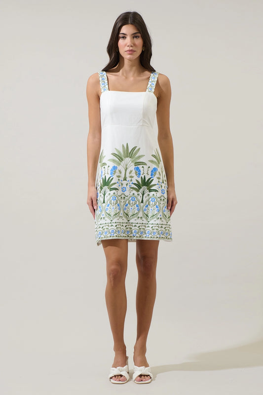 Senara Floral Sally Mini Dress