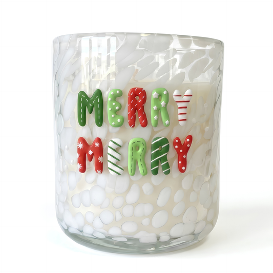 Merry Merry 12oz  Icon Holiday / Christmas Candle