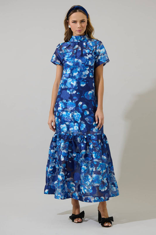 Abay Floral Organza Maxi