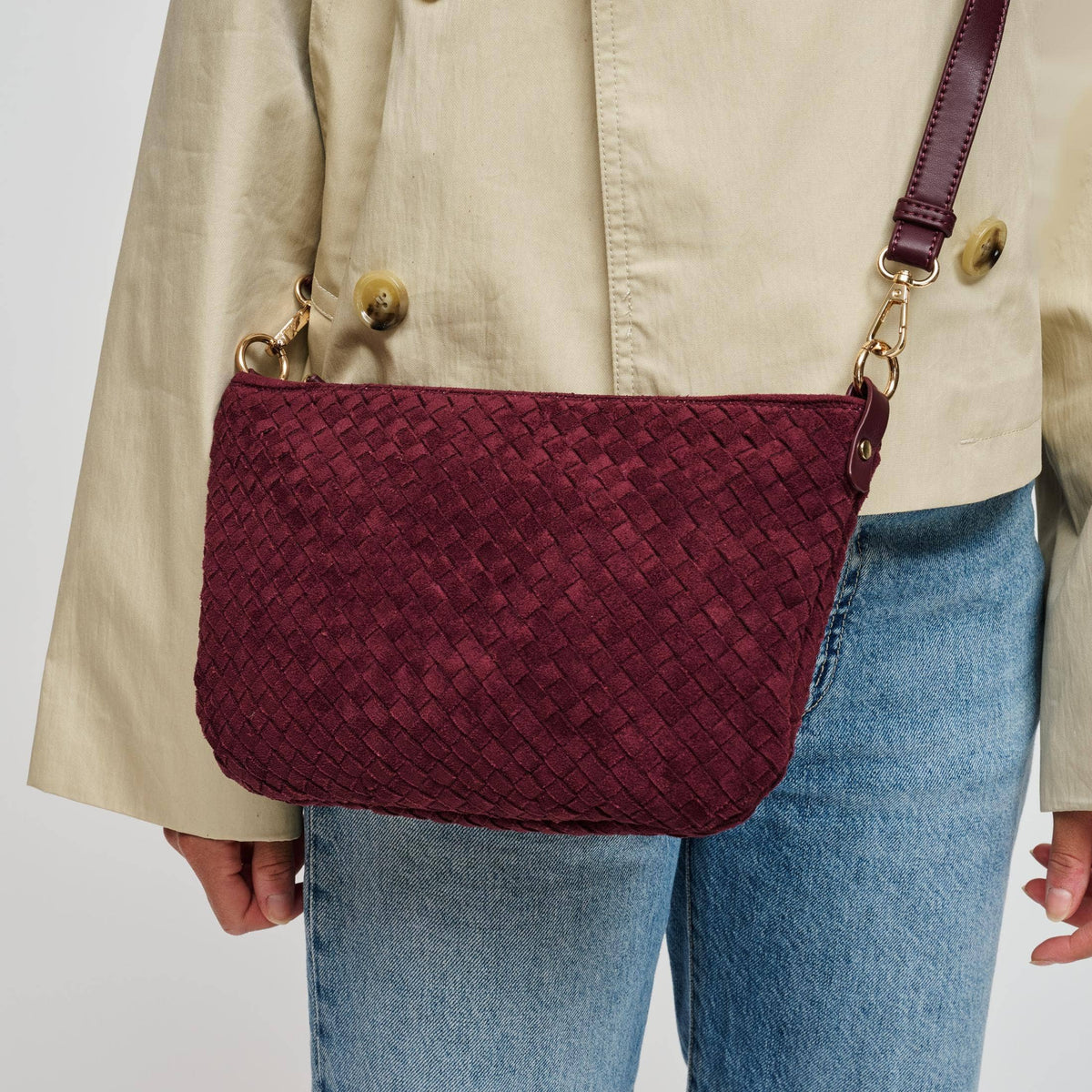 Jordan - Faux Suede Crossbody