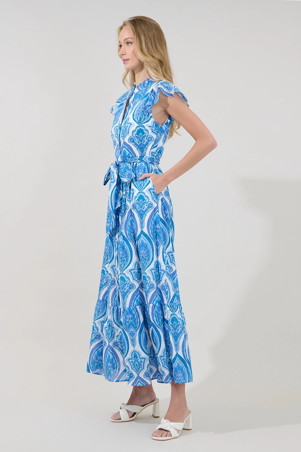 Riah Button Down Maxi