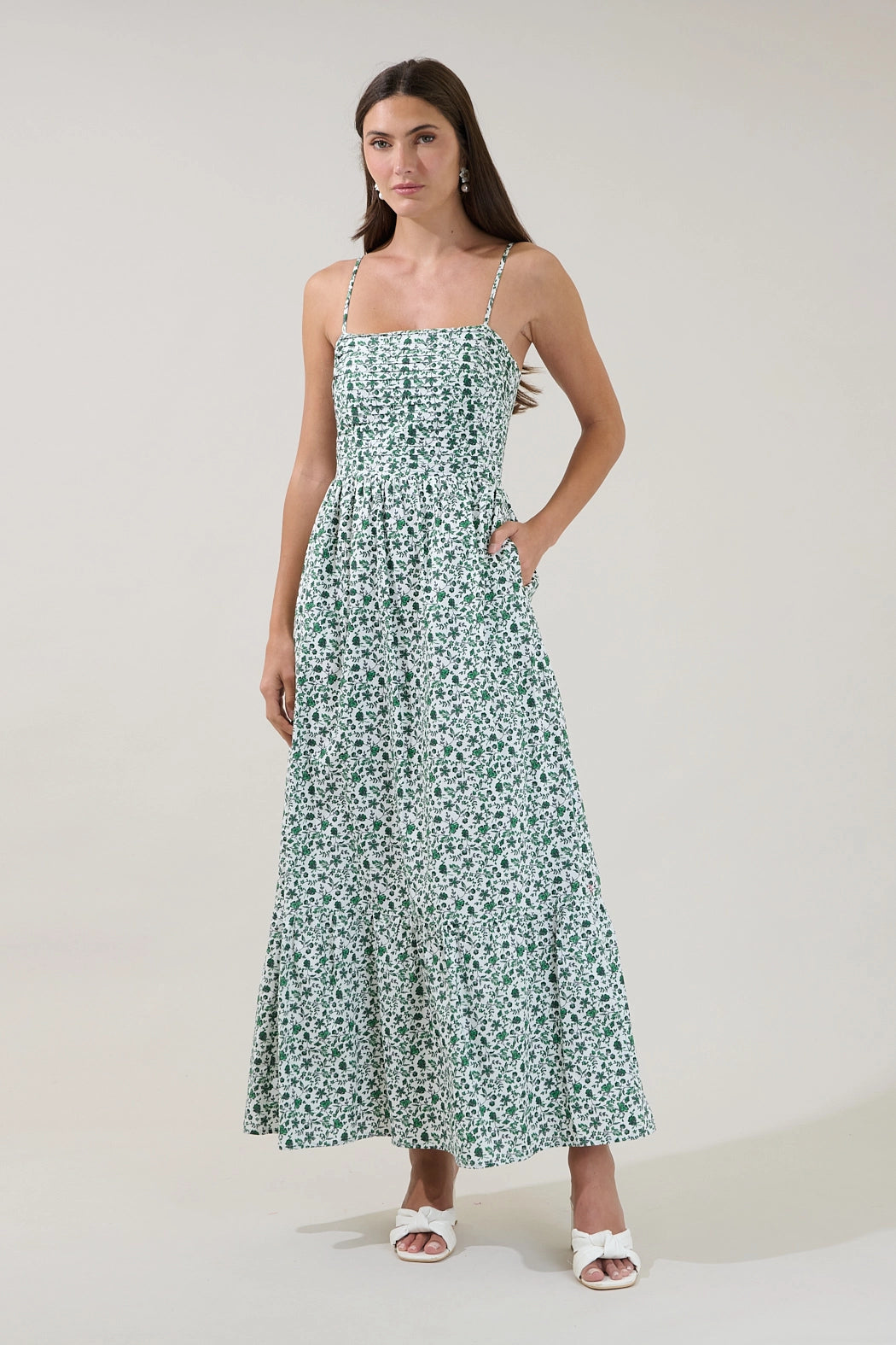 Sima Pleated Maxi