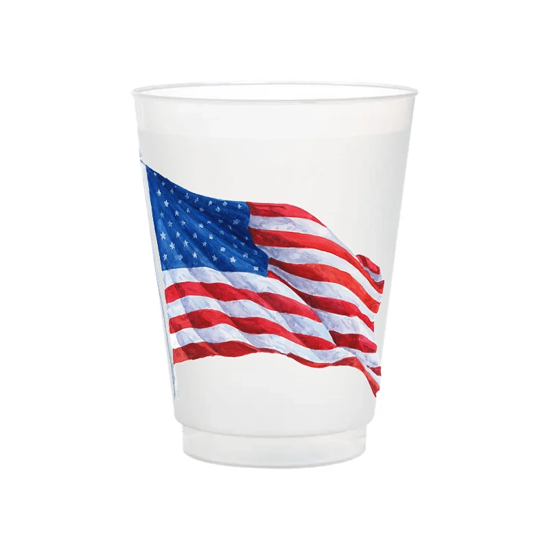 Set of 6 Frosted Cups