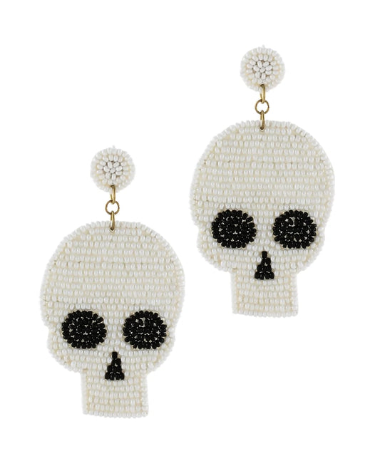 Skull Beaded Earrings