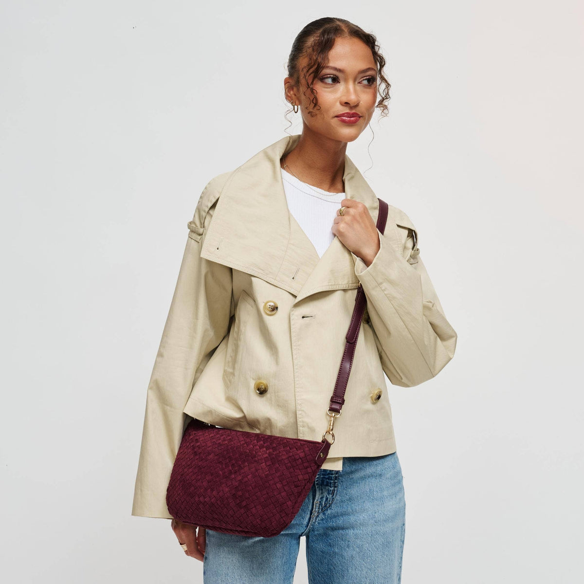 Jordan - Faux Suede Crossbody