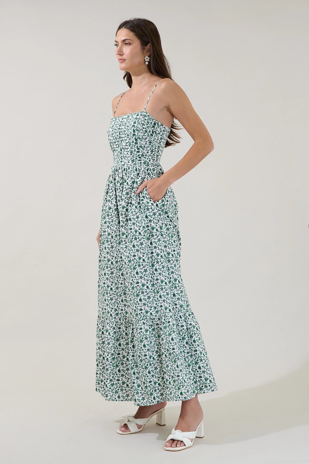 Sima Pleated Maxi
