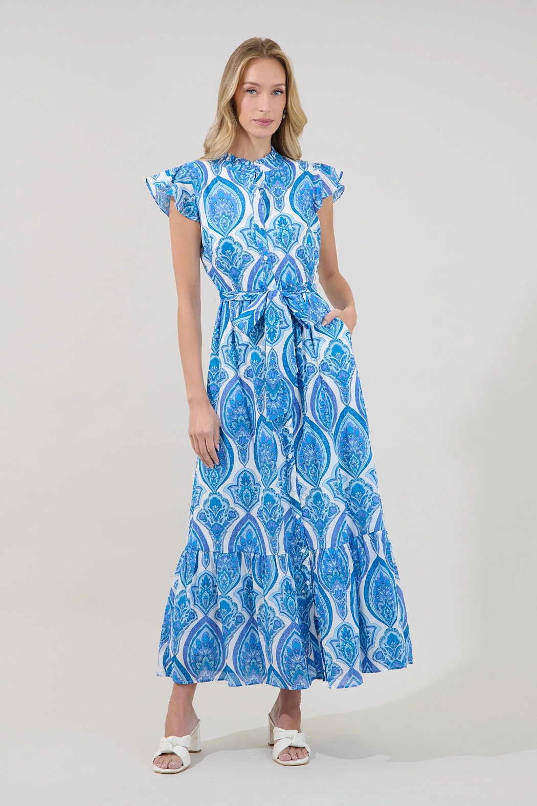 Riah Button Down Maxi