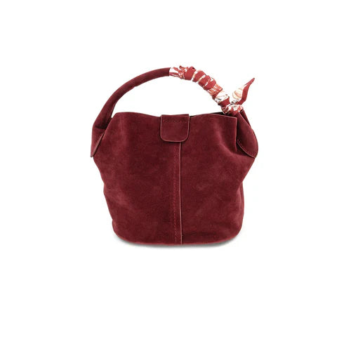 Small Suede Bucket Bag