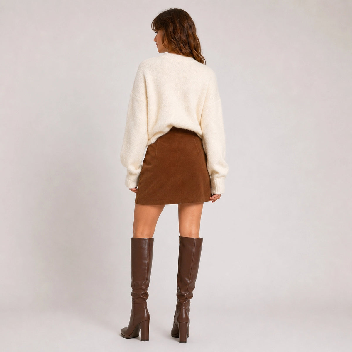 Celeste Corduroy Mini Skirt