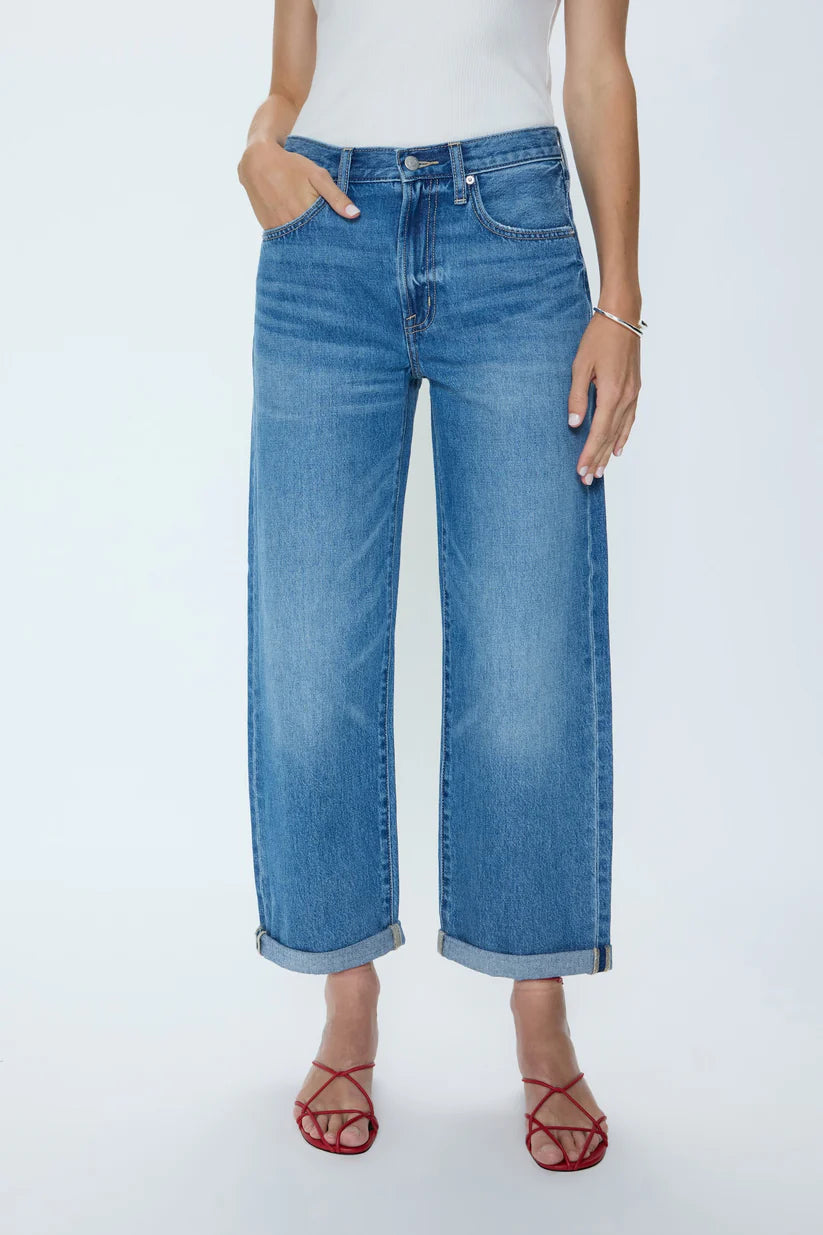 Donny Rolled Hem Boyfriend Jean