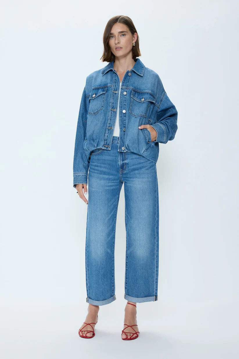Donny Rolled Hem Boyfriend Jean
