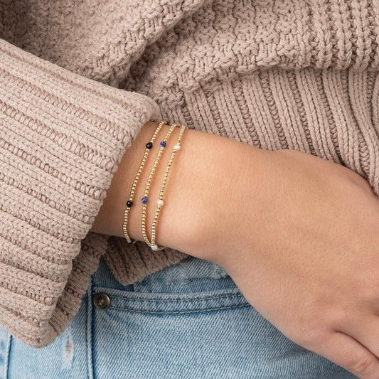 Nina Gold & Gem Bracelet