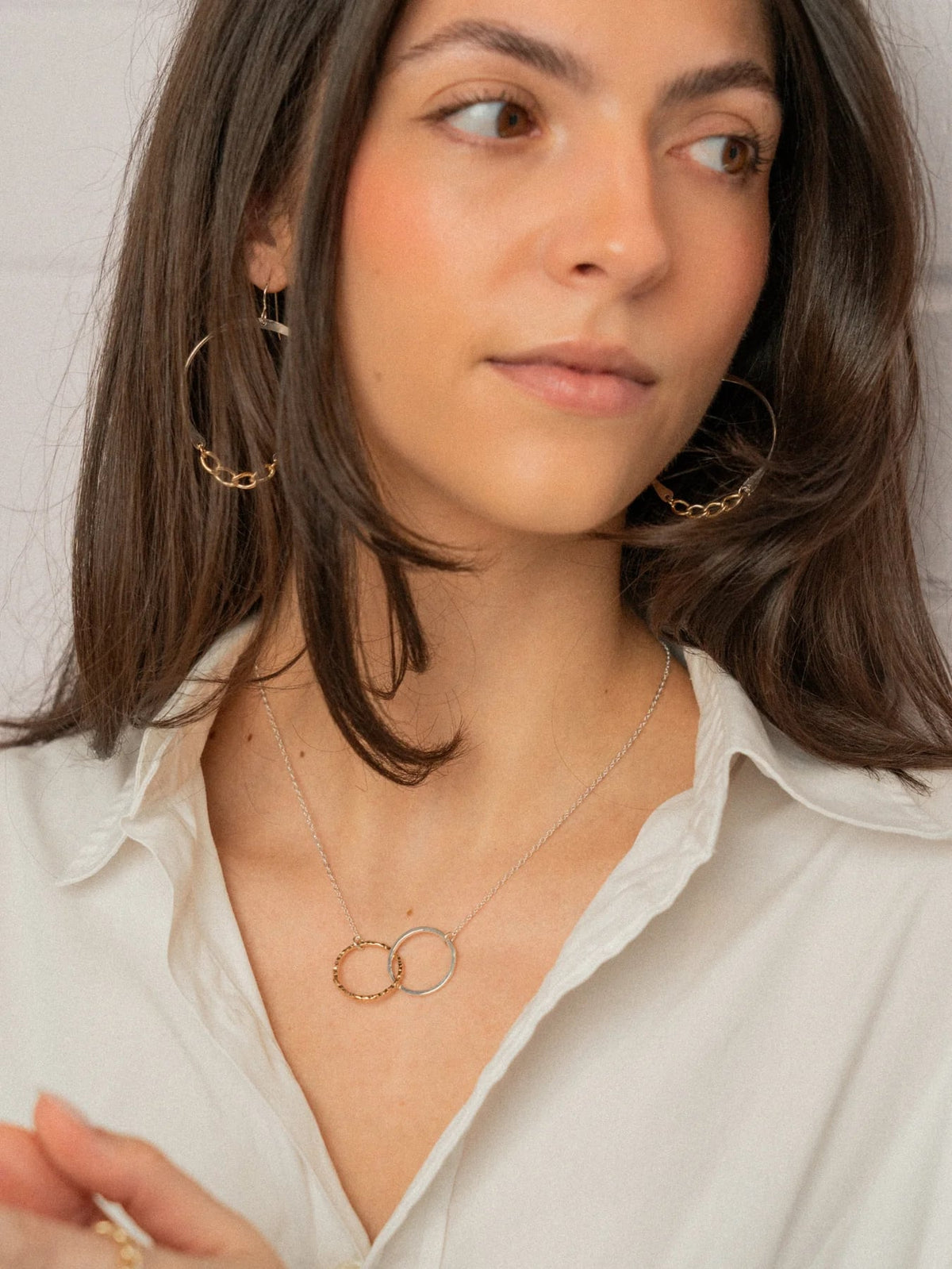 Interlocking Circle Necklace