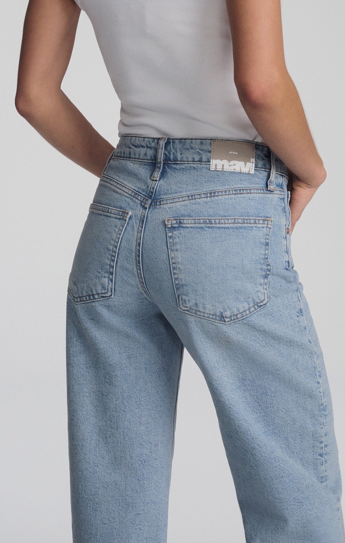 High Rise | Light Brushed Classic Blue