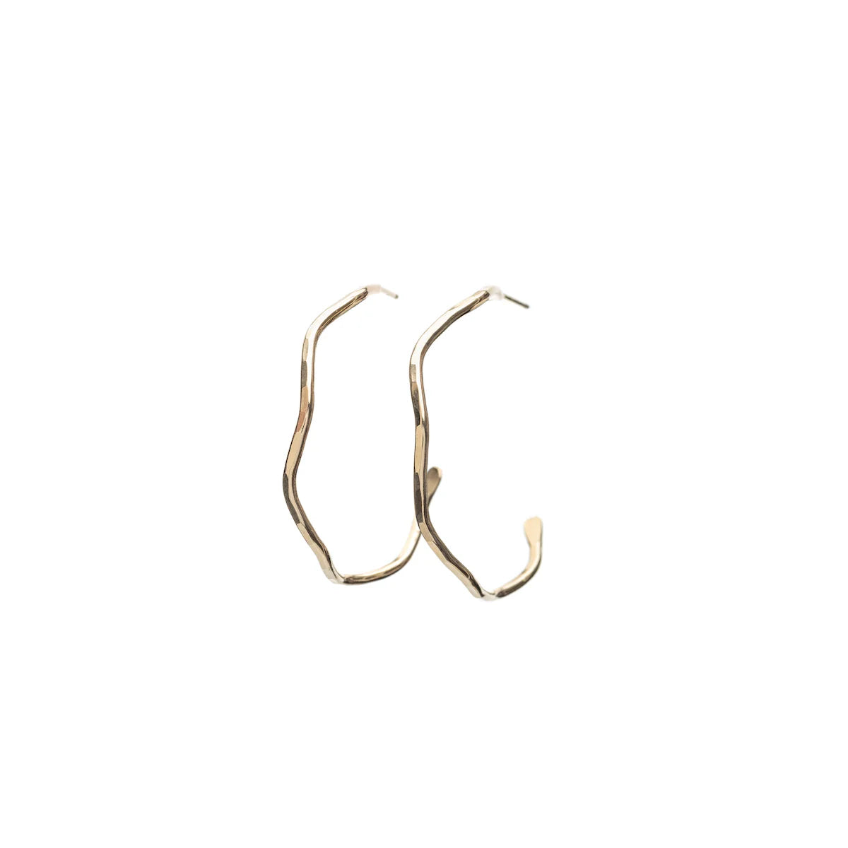 Wave Hoop Earring