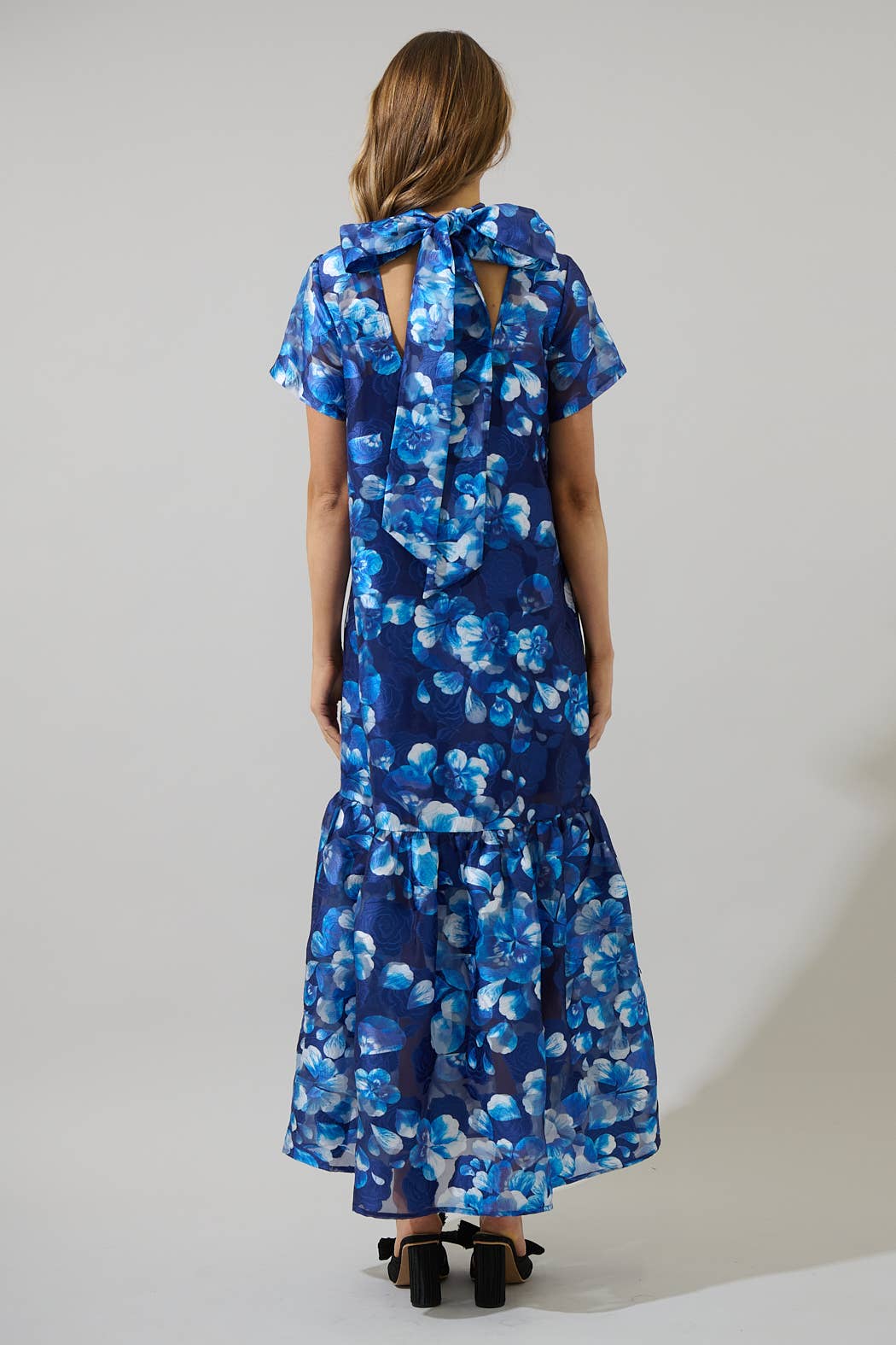 Abay Floral Organza Maxi