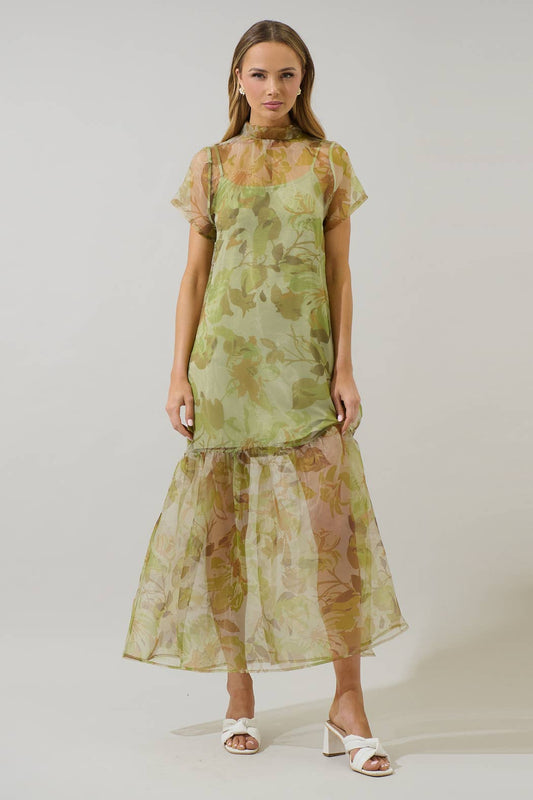 Ellery Organza Maxi Dress