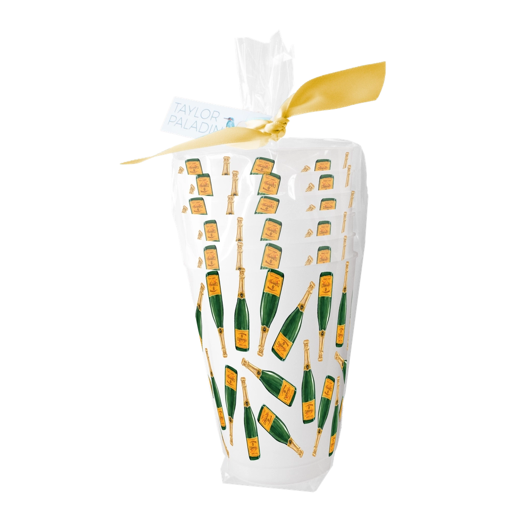 Set of 6 Frosted Cups