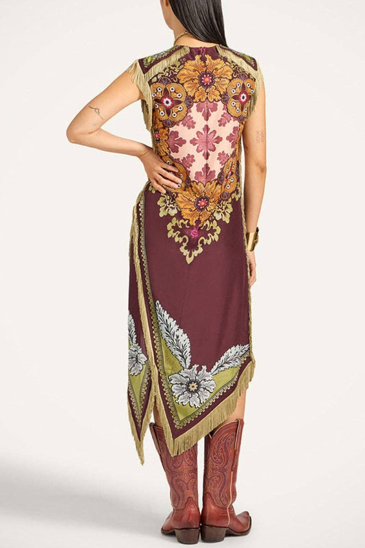 Fancy in Fringe Midi Dress