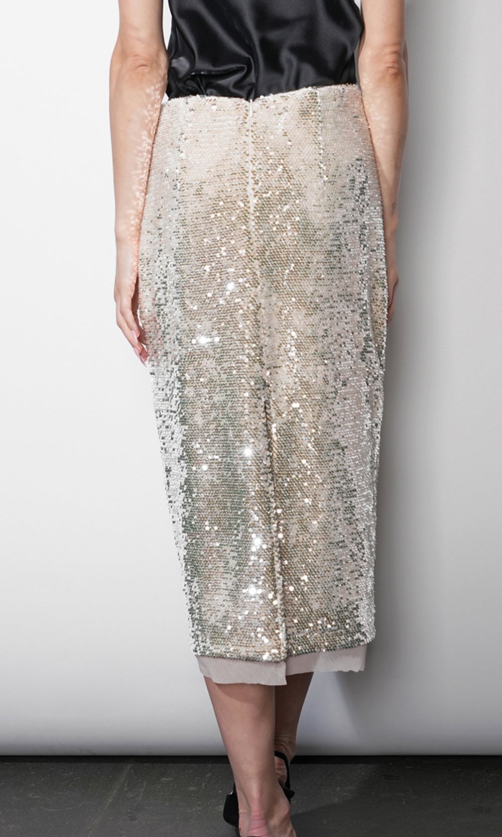 Gianna Velvet Midi Skirt